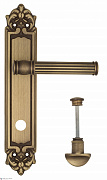 Дверная ручка Venezia "IMPERO" WC-2 на планке PL96 матовая бронза