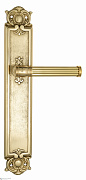 Дверная ручка Venezia "IMPERO" на планке PL97 полированная латунь