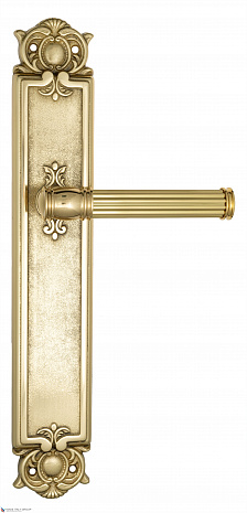 Дверная ручка Venezia "IMPERO" на планке PL97 полированная латунь