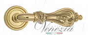 Дверная ручка Venezia "FLORENCE" D3 полированная латунь