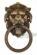 Дверная стучалка Venezia "LEONE" 190x110 лакированная бронза