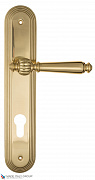 Дверная ручка на планке Fratelli Cattini "MARANI" CYL PL288-OLV полированная латунь