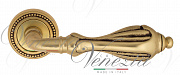 Дверная ручка Venezia "ANAFESTO" D3 французское золото + коричневый