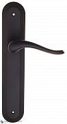 Дверная ручка на планке Fratelli Cattini "LAVERA" PL288-NM матовый черный