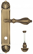Дверная ручка Venezia "ANAFESTO" WC-4 на планке PL87 матовая бронза