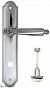 Дверная ручка на планке Fratelli Cattini "TORCELLO" WC-2 PL257-CR полированный хром