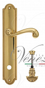 Дверная ручка Venezia "CARNEVALE" WC-4 на планке PL98 полированная латунь