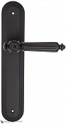 Дверная ручка на планке Fratelli Cattini "TORCELLO" PL288-NM матовый черный