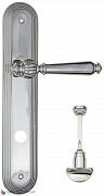 Дверная ручка на планке Fratelli Cattini "MARANI" WC-2 PL288-CR полированный хром