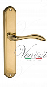 Дверная ручка Venezia "ALESSANDRA" на планке PL02 полированная латунь