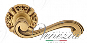 Дверная ручка Venezia "VIVALDI" D5 французское золото + коричневый