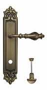 Дверная ручка Venezia "GIFESTION" WC-2 на планке PL96 матовая бронза