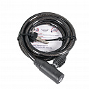 Замок Punto (Пунто) тросовый PK-BIKE-1012-KEY (10х1200) 2key/подвес