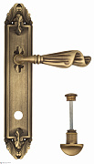 Дверная ручка Venezia "OPERA" WC-2 на планке PL90 матовая бронза