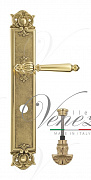 Дверная ручка Venezia "PELLESTRINA" WC-4 на планке PL97 полированная латунь