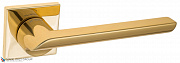 Дверная ручка на квадратном основании Fratelli Cattini "WOO" 8FS-OLV полированная латунь
