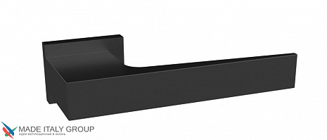 Дверная ручка на прямоугольном основании Fratelli Cattini "YOLA" 6-NM матовый черный