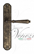 Дверная ручка Venezia "CLASSIC" на планке PL02 античная бронза