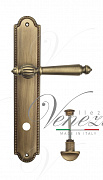 Дверная ручка Venezia "PELLESTRINA" WC-2 на планке PL98 матовая бронза