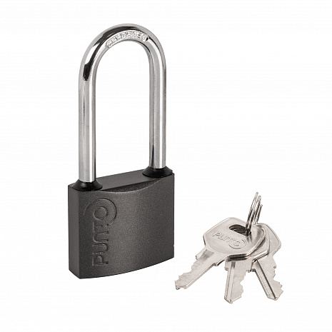 Замок Punto (Пунто) навесной PK-0150 L 3 key англ.ключ.