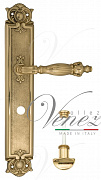Дверная ручка Venezia "OLIMPO" WC-2 на планке PL97 полированная латунь