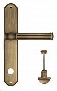Дверная ручка Venezia "IMPERO" WC-2 на планке PL02 матовая бронза