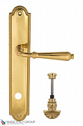 Дверная ручка Venezia "CLASSIC" WC-4 на планке PL98 полированная латунь
