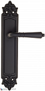 Дверная ручка на планке Fratelli Cattini "TOSCANA" PL96-NM матовый черный
