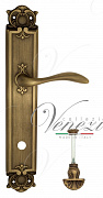 Дверная ручка Venezia "ALESSANDRA" WC-4 на планке PL97 матовая бронза