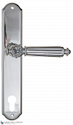 Дверная ручка на планке Fratelli Cattini "TORCELLO" CYL PL02-CR полированный хром