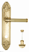 Дверная ручка Venezia "IMPERO" WC-2 на планке PL90 полированная латунь