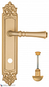 Дверная ручка на планке Fratelli Cattini "GRACIA" WC-2 PL96-BS матовая латунь