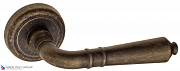 Дверная ручка на круглом основании Fratelli Cattini "TOSCANA" D1-BA античная бронза