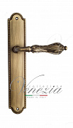 Дверная ручка Venezia "MONTE CRISTO" на планке PL98 матовая бронза