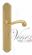 Дверная ручка Venezia "CARNEVALE" на планке PL02 полированная латунь