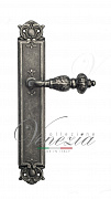 Дверная ручка Venezia "LUCRECIA" на планке PL97 античное серебро