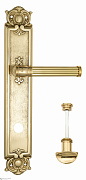 Дверная ручка Venezia "IMPERO" WC-2 на планке PL97 полированная латунь