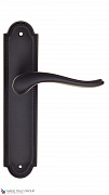 Дверная ручка на планке Fratelli Cattini "LAVERA" PL248-NM матовый черный