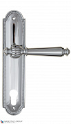 Дверная ручка на планке Fratelli Cattini "MARANI" CYL PL248-CR полированный хром