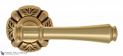 Дверная ручка Venezia "CALLISTO" D5 французcкое золото + коричневый