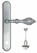 Дверная ручка Venezia "ANAFESTO" WC-2 на планке PL02 полированный хром