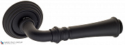 Дверная ручка на круглом основании Fratelli Cattini "GRACIA" D8-NM матовый черный