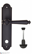 Дверная ручка на планке Fratelli Cattini "MARANI" WC-2 PL248-NM матовый черный