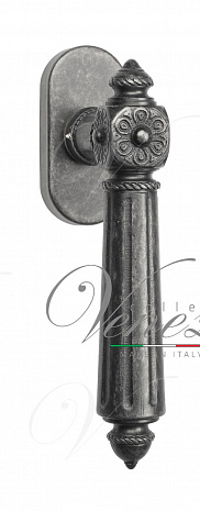Ручка оконная Venezia "CASTELLO" FW античное серебро