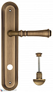 Дверная ручка на планке Fratelli Cattini "GRACIA" WC-2 PL288-BY матовая бронза