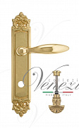 Дверная ручка Venezia "MAGGIORE" WC-4 на планке PL96 полированная латунь