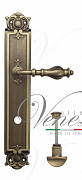 Дверная ручка Venezia "GIFESTION" WC-2 на планке PL97 матовая бронза