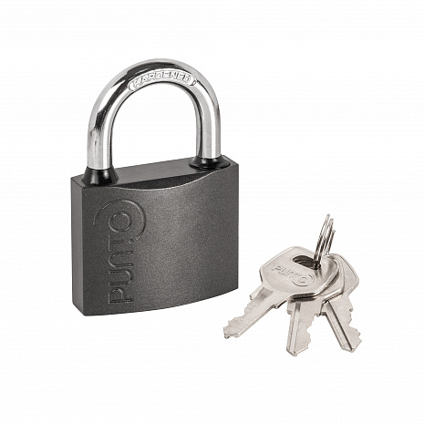Замок Punto (Пунто) навесной PK-0163 3 key англ.ключ.
