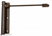 114AB170D Доводчик дверной пружинный до 60кг ALDEGHI ГЕРКУЛЕС (170x39мм) коричневый