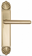 Дверная ручка Venezia "EXA" на планке PL87 полированная латунь